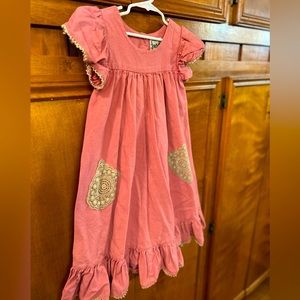 Girls Little Prim Cotton Dress - Size 6